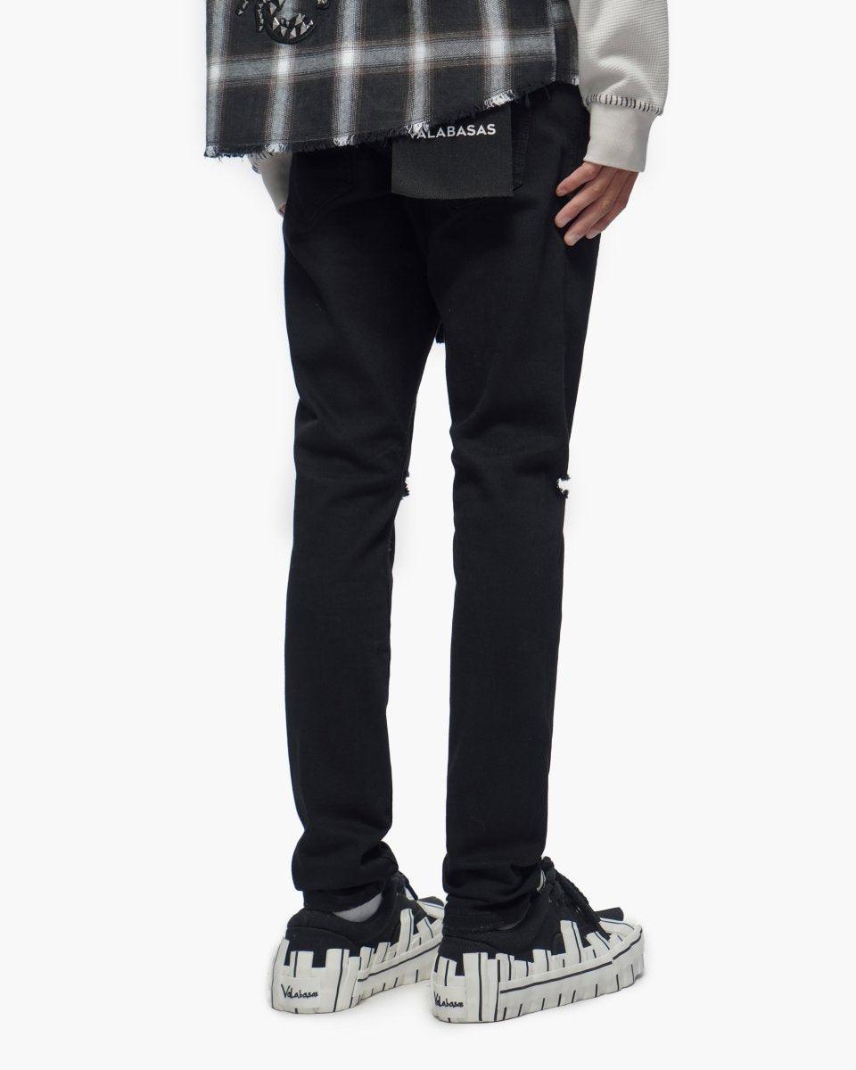 Valabasas MR.CLEAN Black Skinny Jeans
