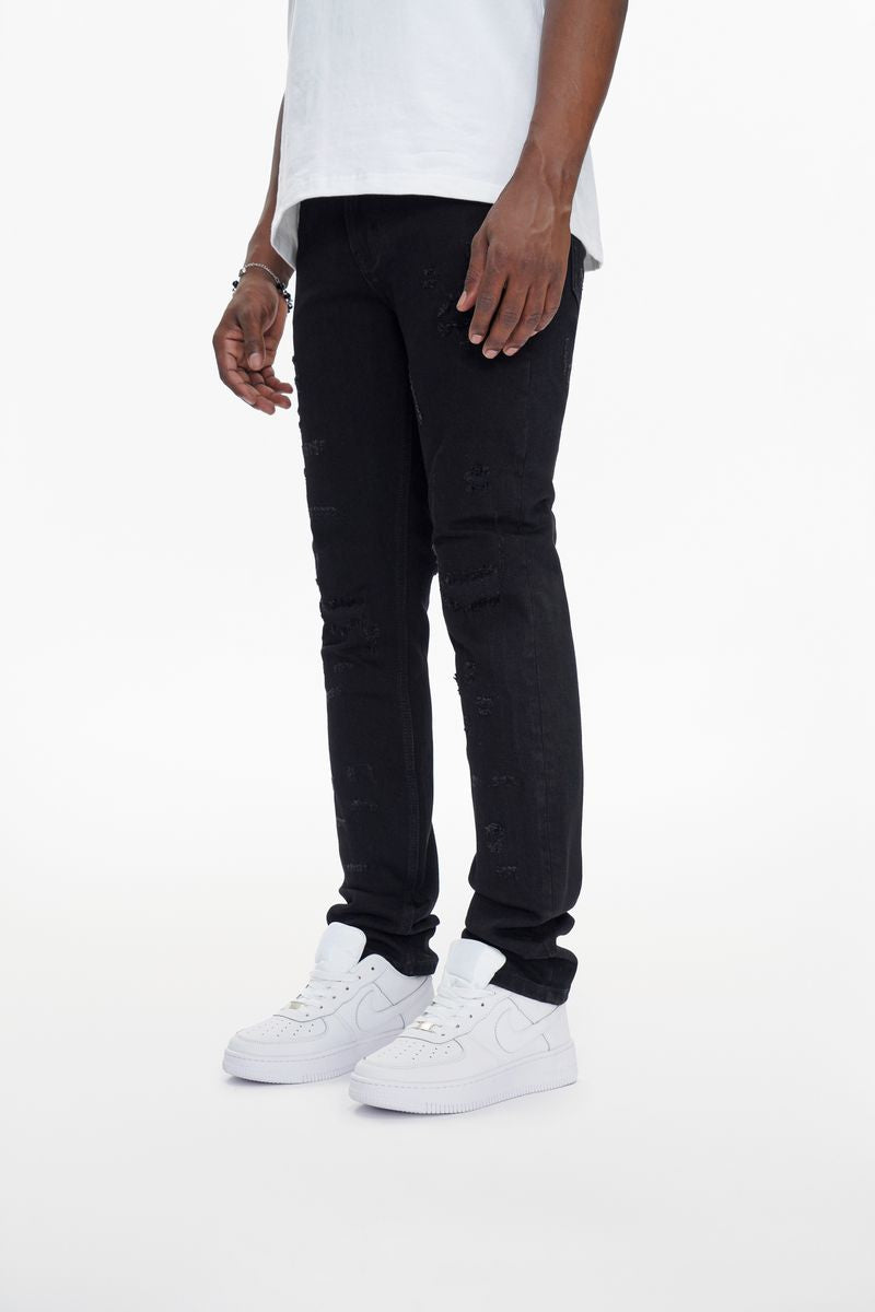 anom “everest” / black slim fit jeans