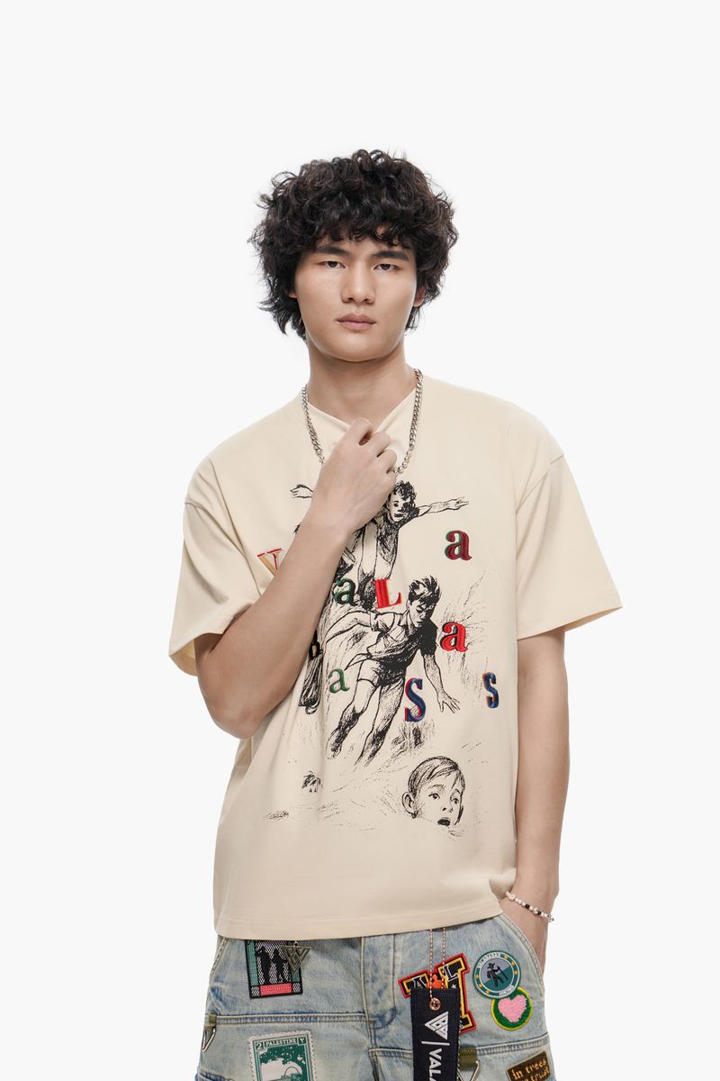 Valabasas "PURSUIT" BEIGE T-shirt