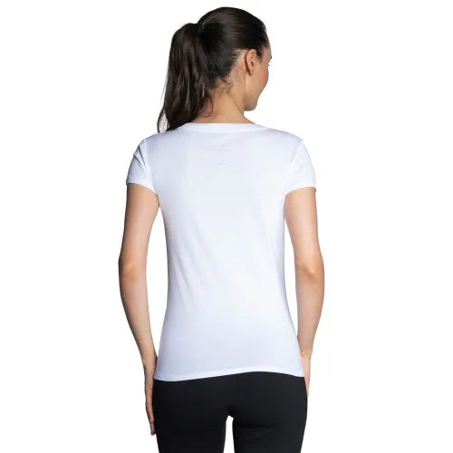 Armani Exchange women stud white T-Shirts