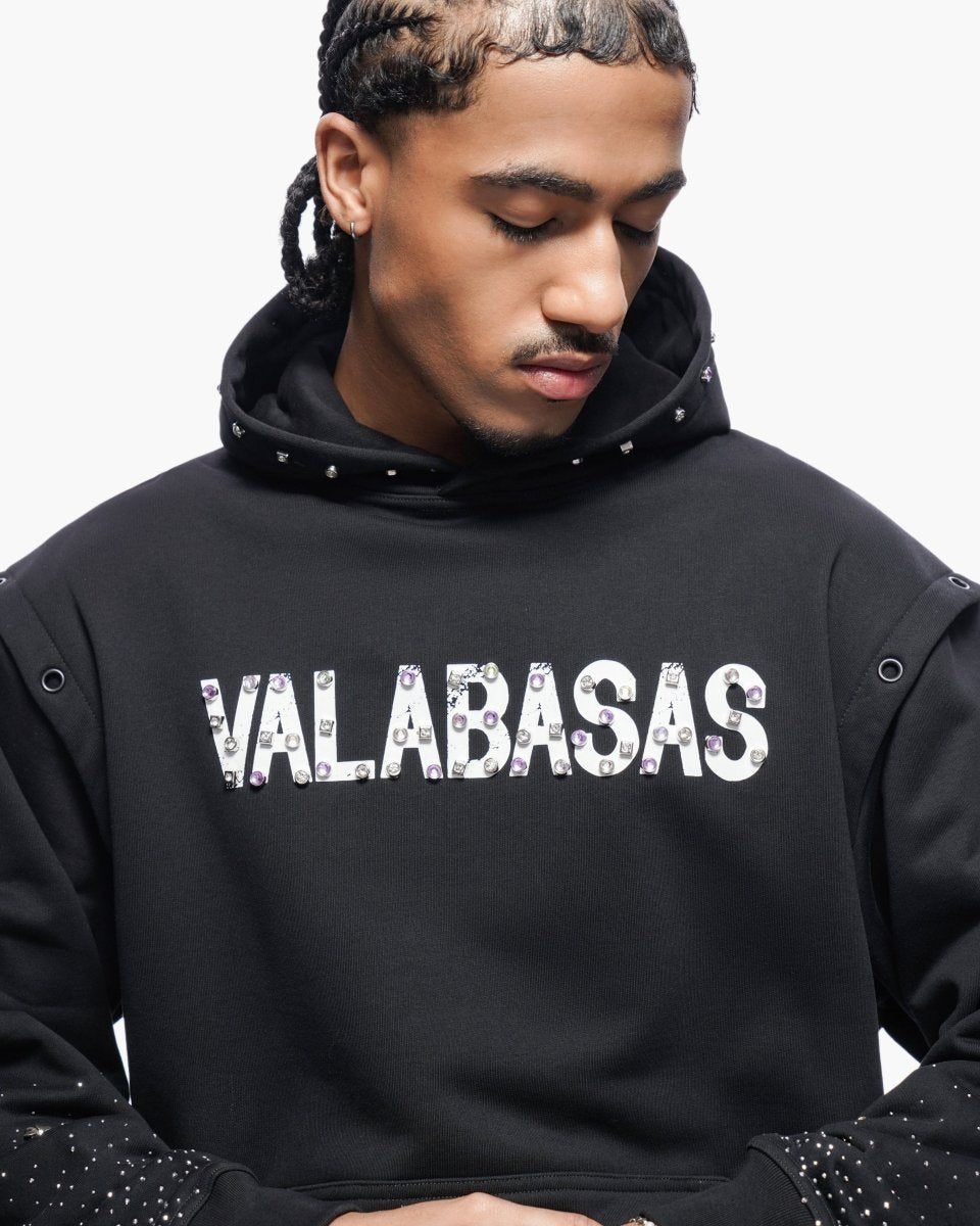 VALABASAS STAGE BLACK HOODIE