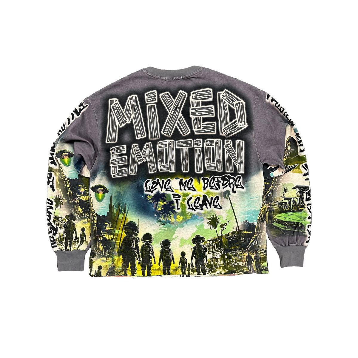 Mix emotion Grey “UFO” long sleeve (Grey “UFO” long sleeve)
