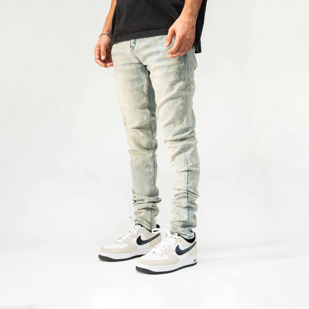 PALI “SPIDER” WEB WASH JEANS