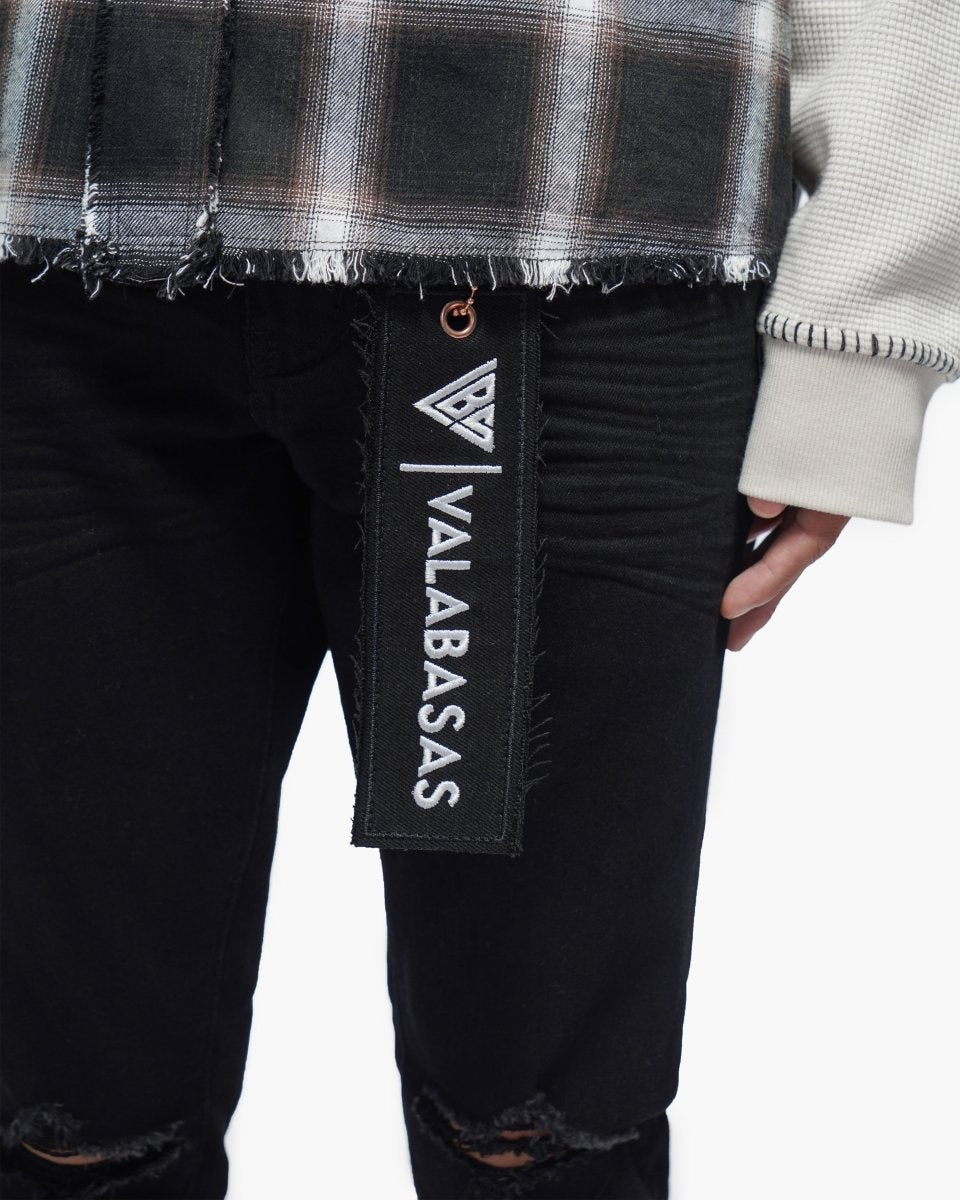 Valabasas MR.CLEAN Black Skinny Jeans