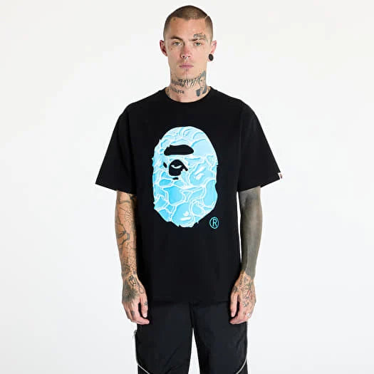 a bathing ape
sea surface camo ape head tee