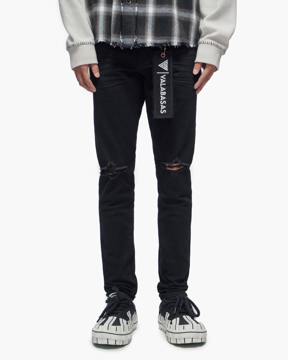 Valabasas MR.CLEAN Black Skinny Jeans