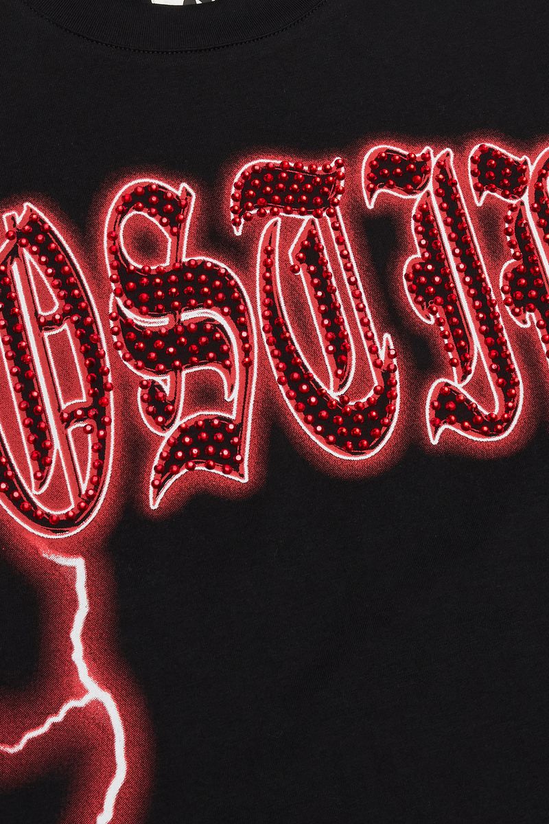 xhostile – rib cage black tee (xh-0023)