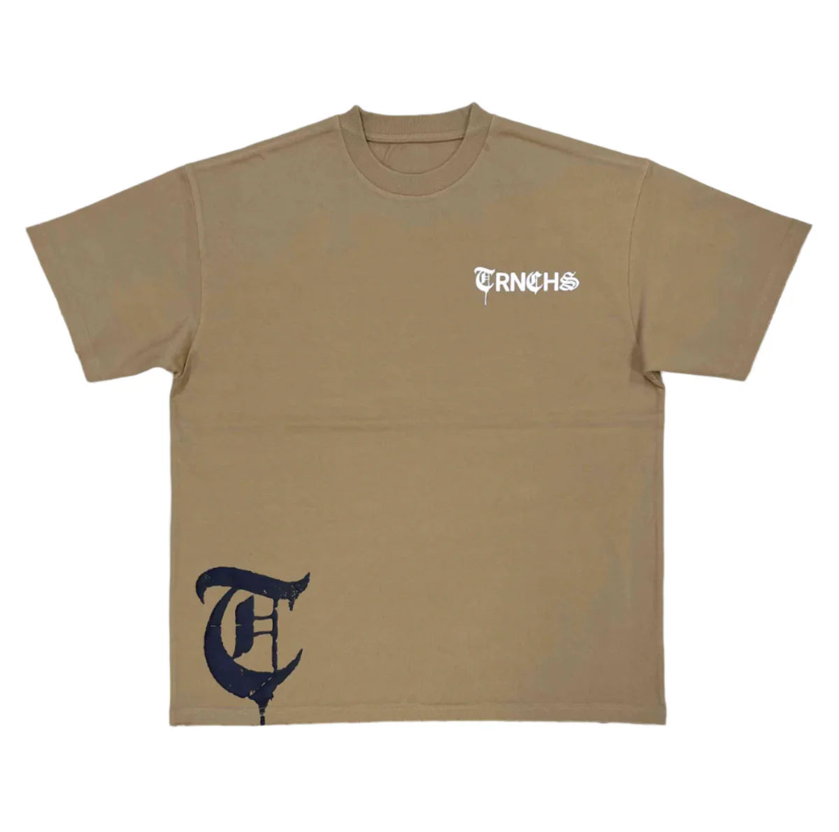 TRNCHS "RESULTS" KHAKI TEE