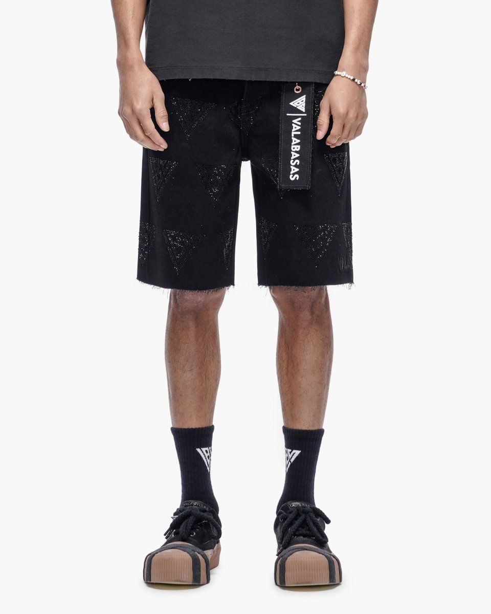 Valabasas Palace Black Jorts (Palace-B