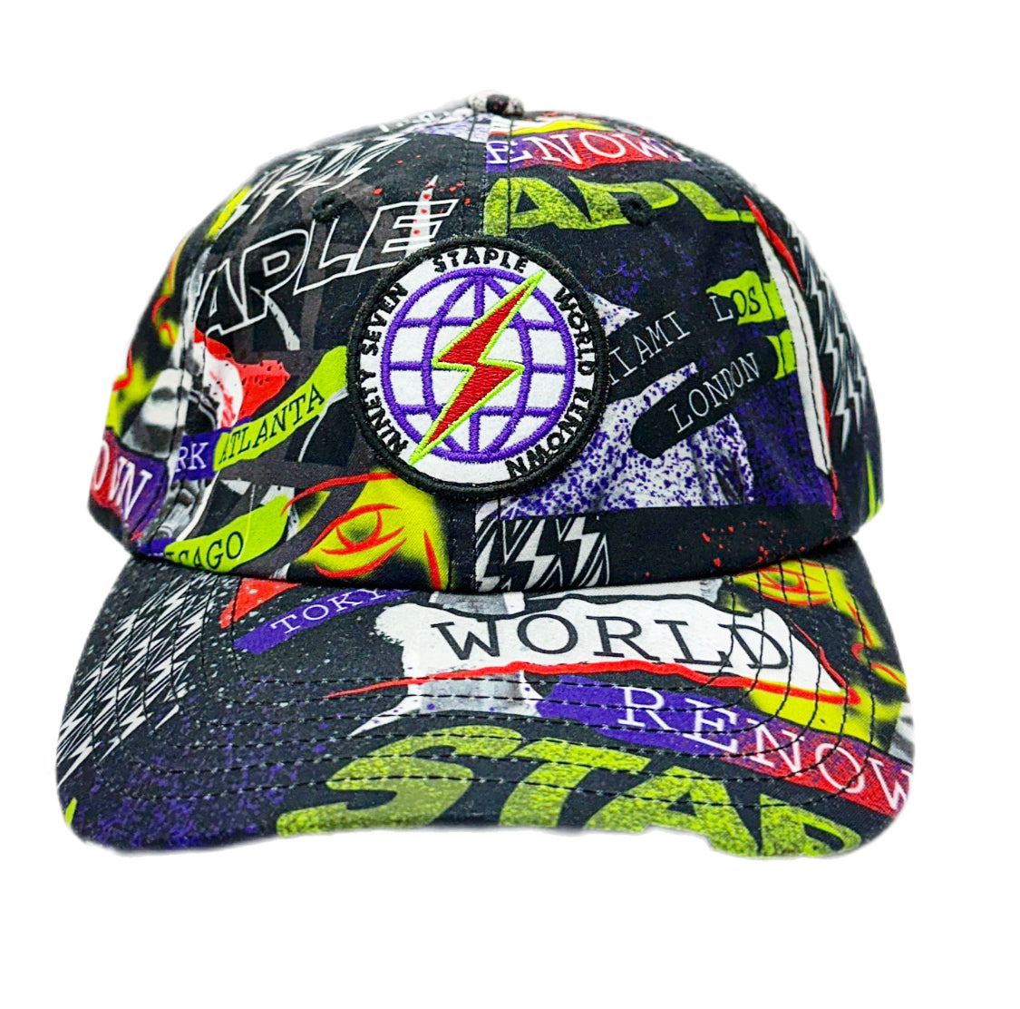 Staple Pigeon Multi Color Dad Strap Back Hat