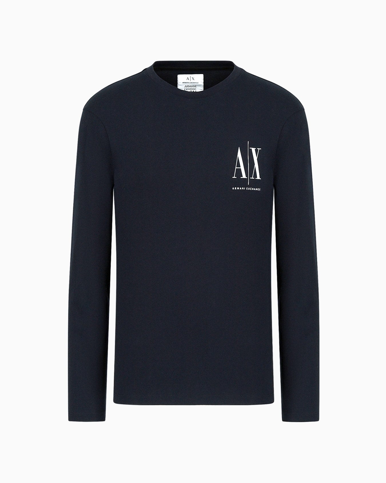 Armani Exchange Navy Long Sleeve T-Shirts