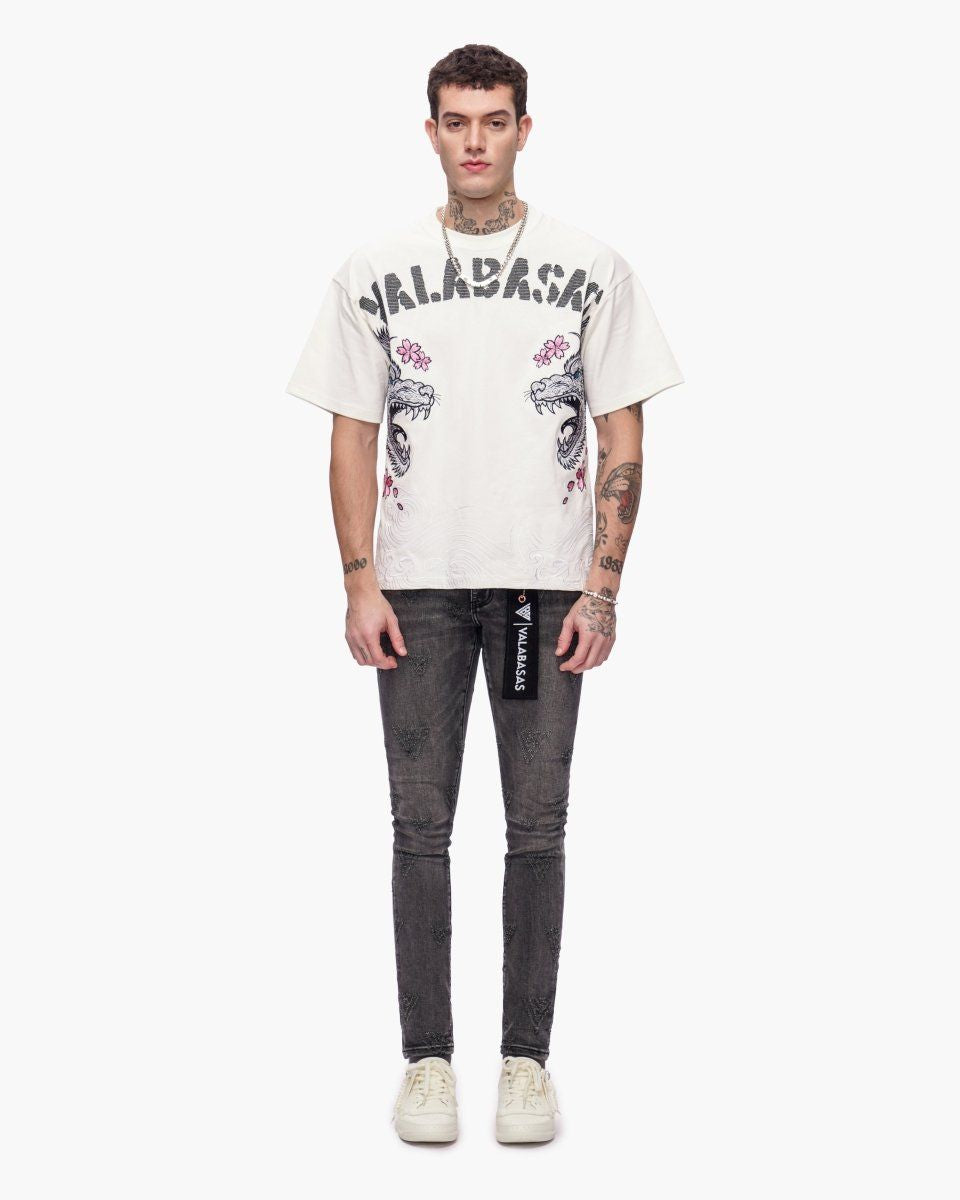 Valabasas IKARI TEE OFF WHITE
