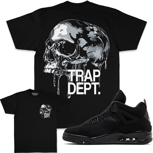 Million dollar Trap Dept - Black T-Shirts