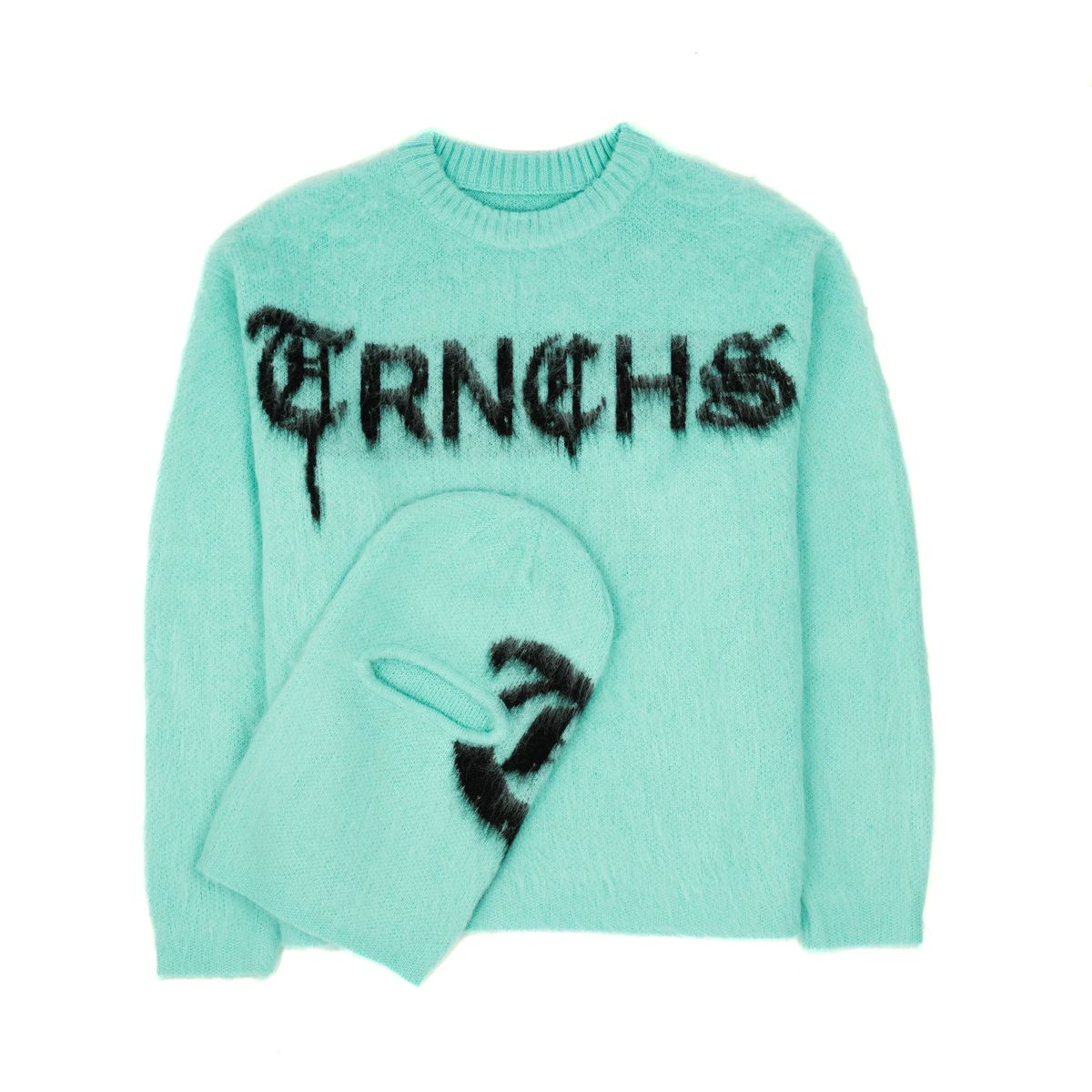 Trnchs PEEK A BOO White Long Sleeve