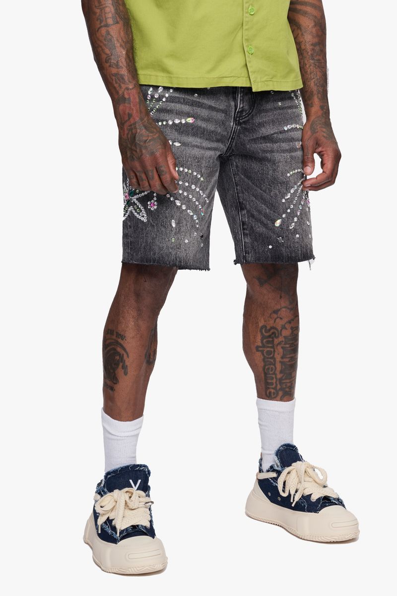 valabasas “samba” denim shorts