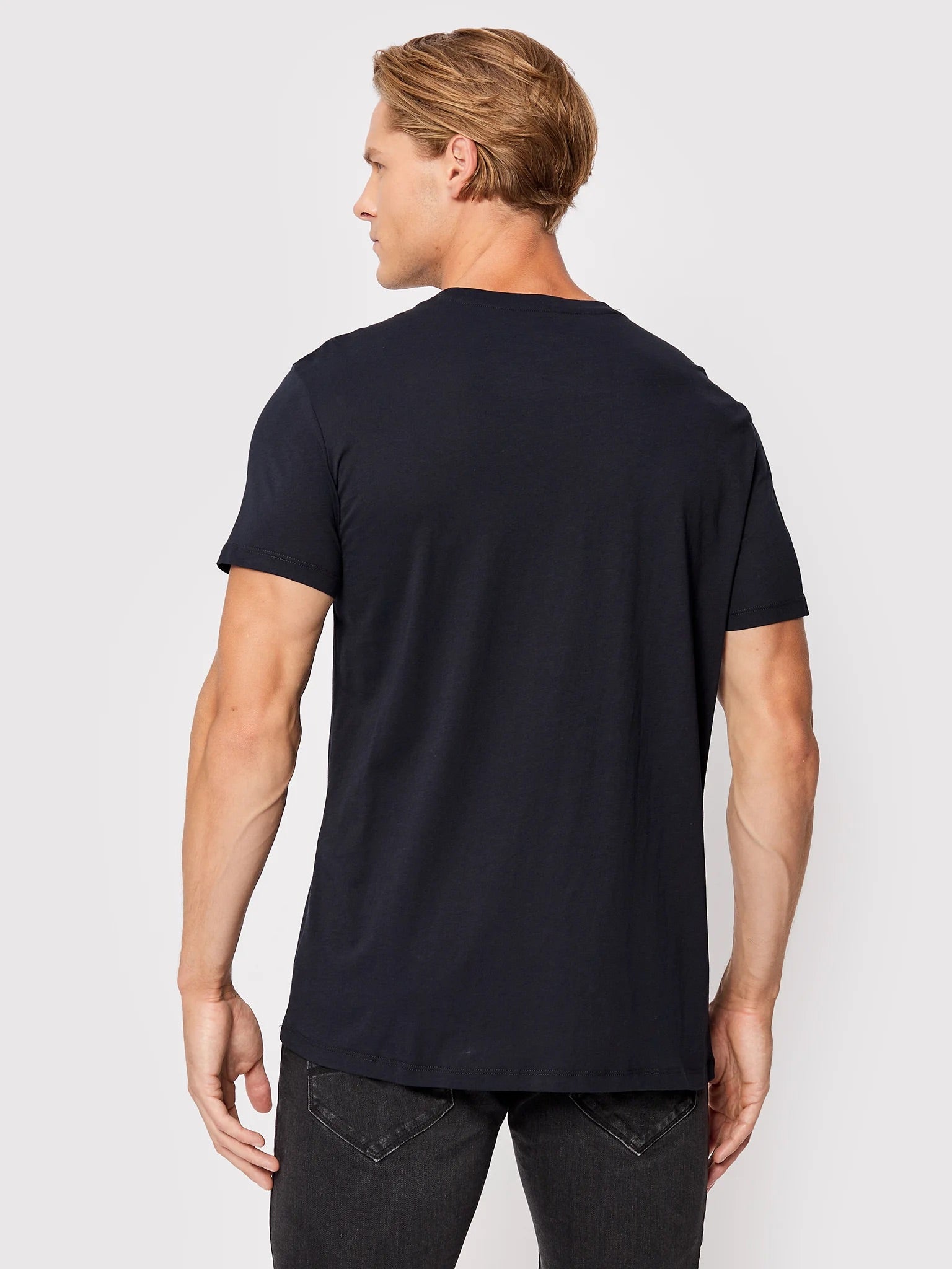 armani exchange slim navy Tshirt