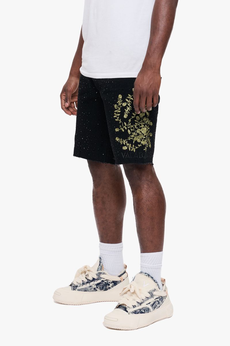 Valabasas written” denim shorts (vlbs-vsh2-1023)