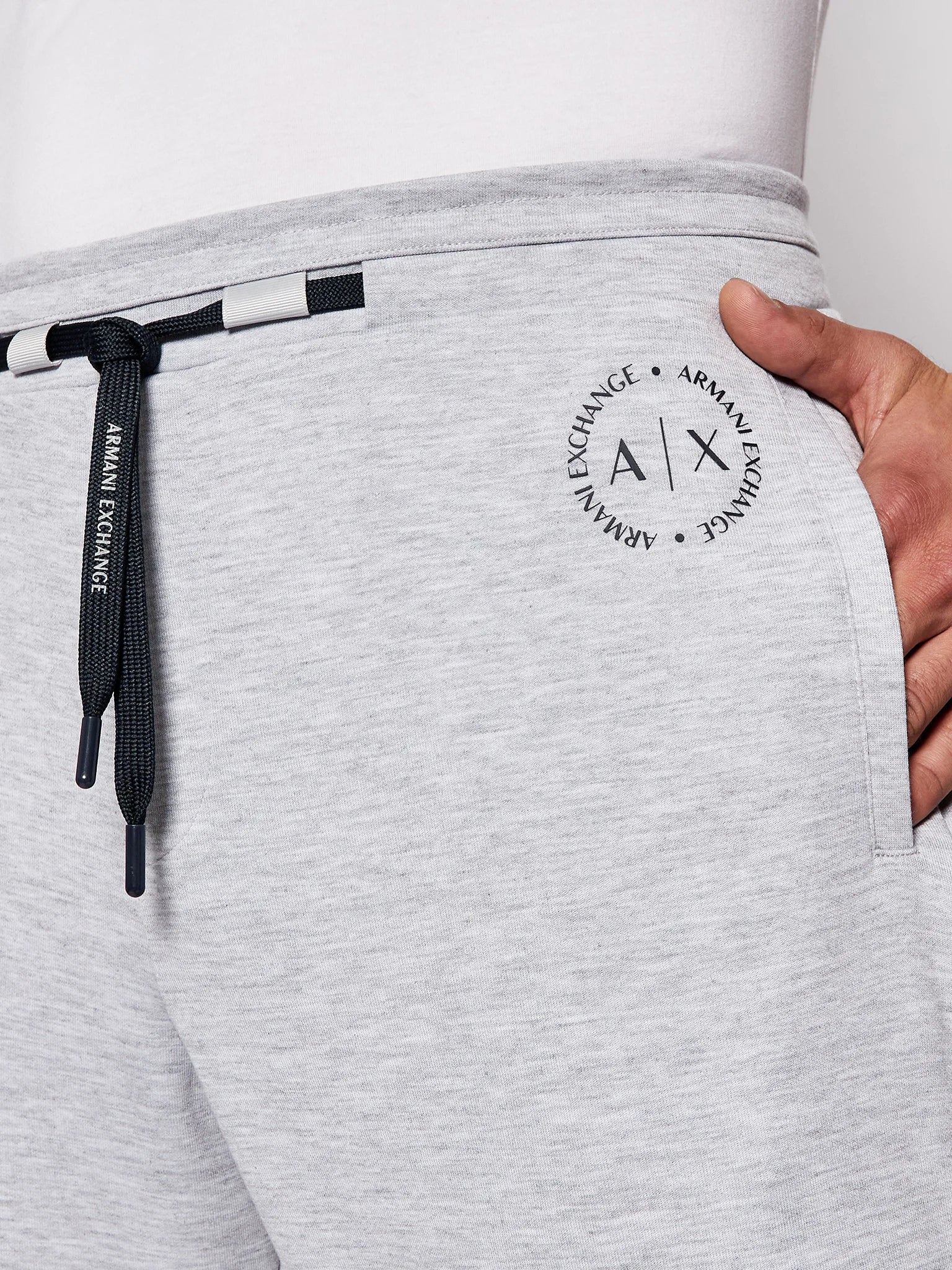 armani exchange grey trouser