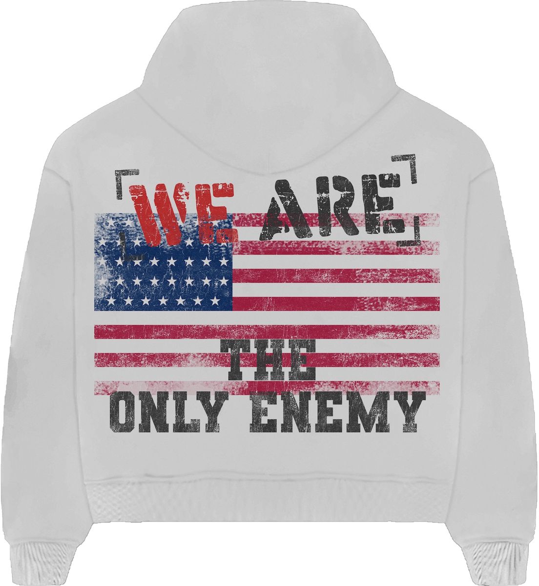 Prestige 1969 Graphic Zip-Up Hoodie – White