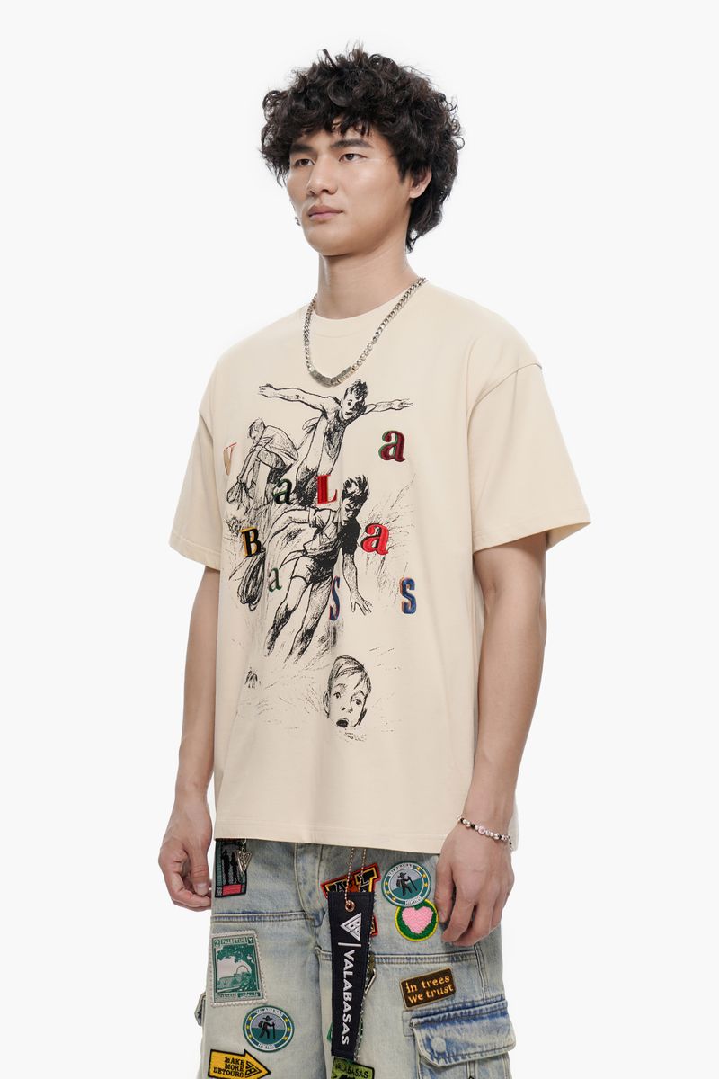 Valabasas "PURSUIT" BEIGE T-shirt