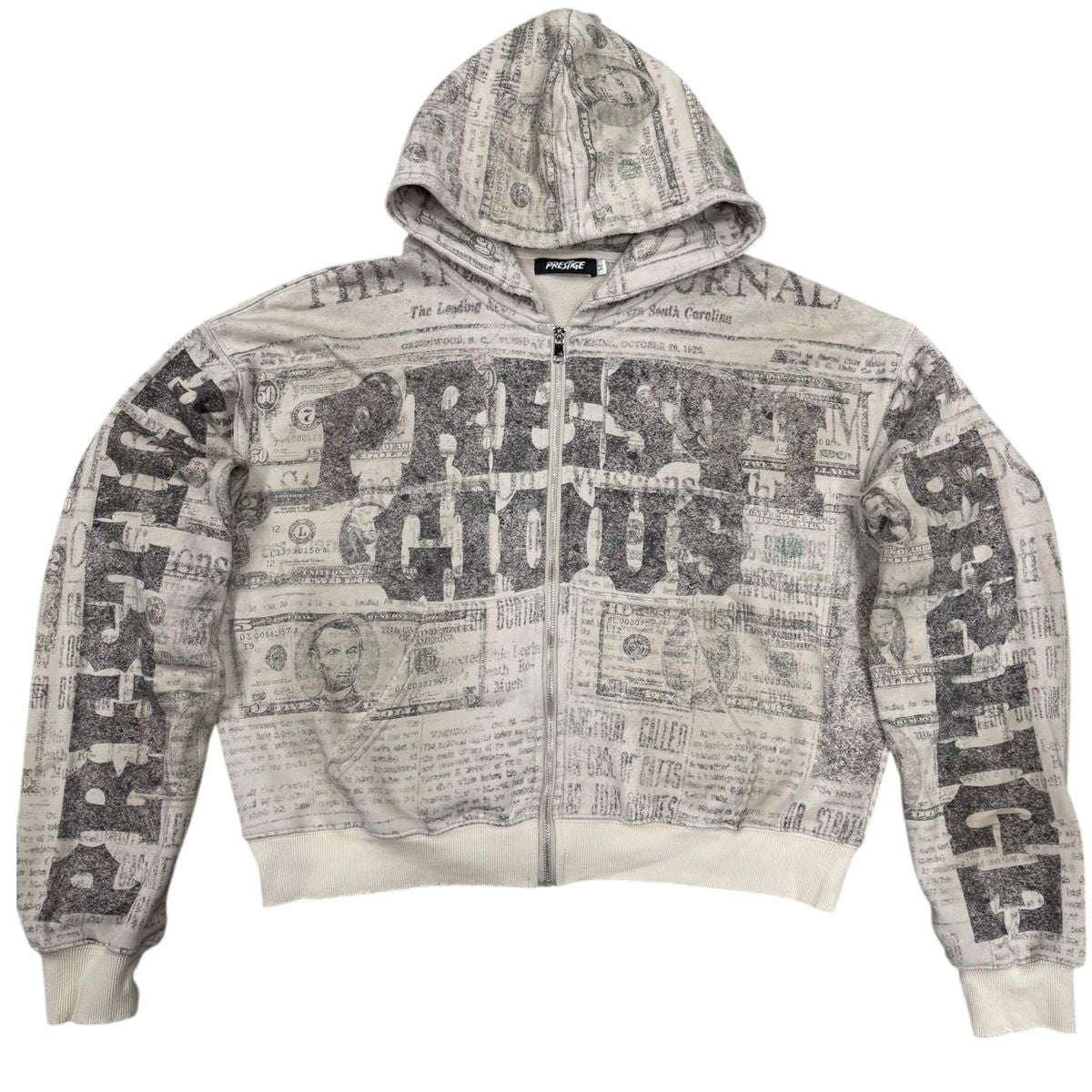 Prestige Paper Trial Hoodie gray hoodie