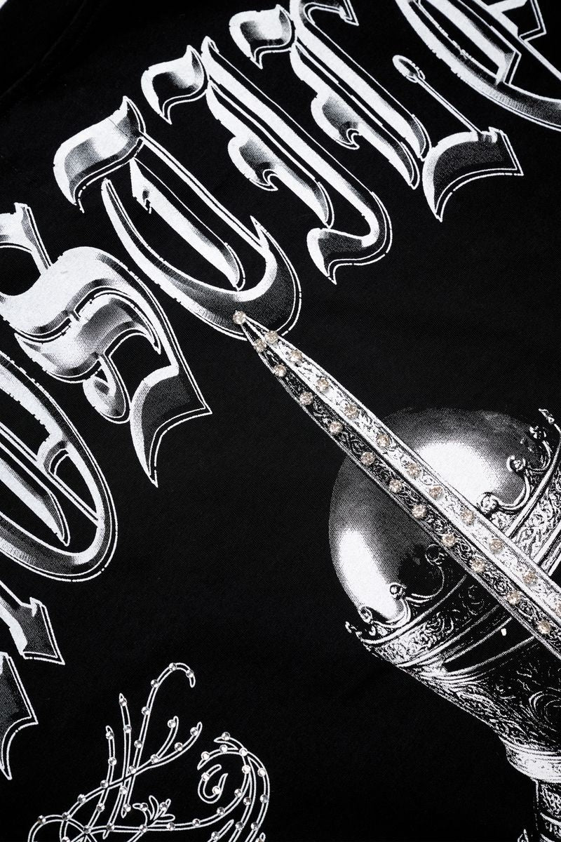 xhostile – knightfall black tee