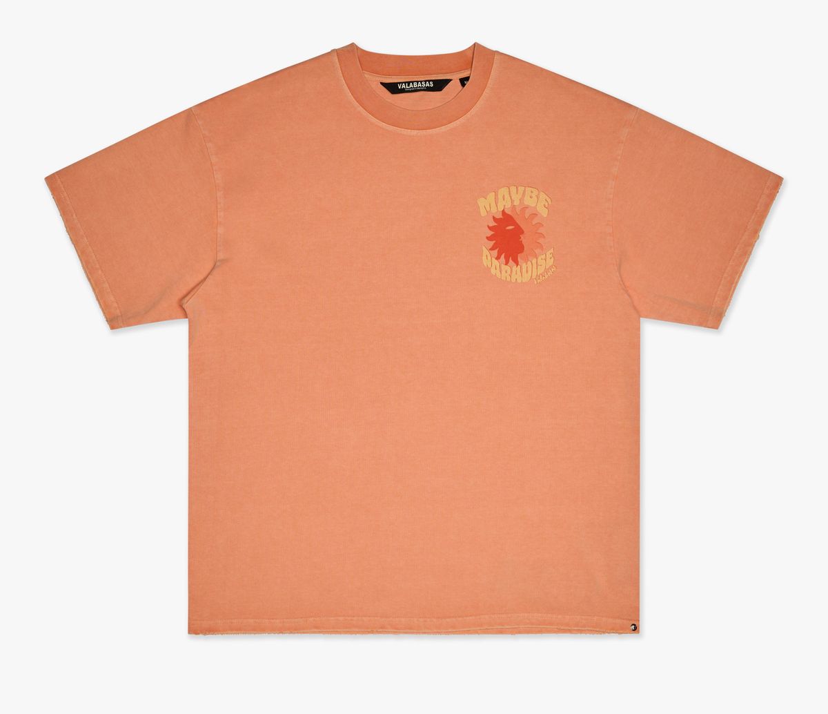 VALABASAS "LIFES A BEACH" TEE (PEACH)
