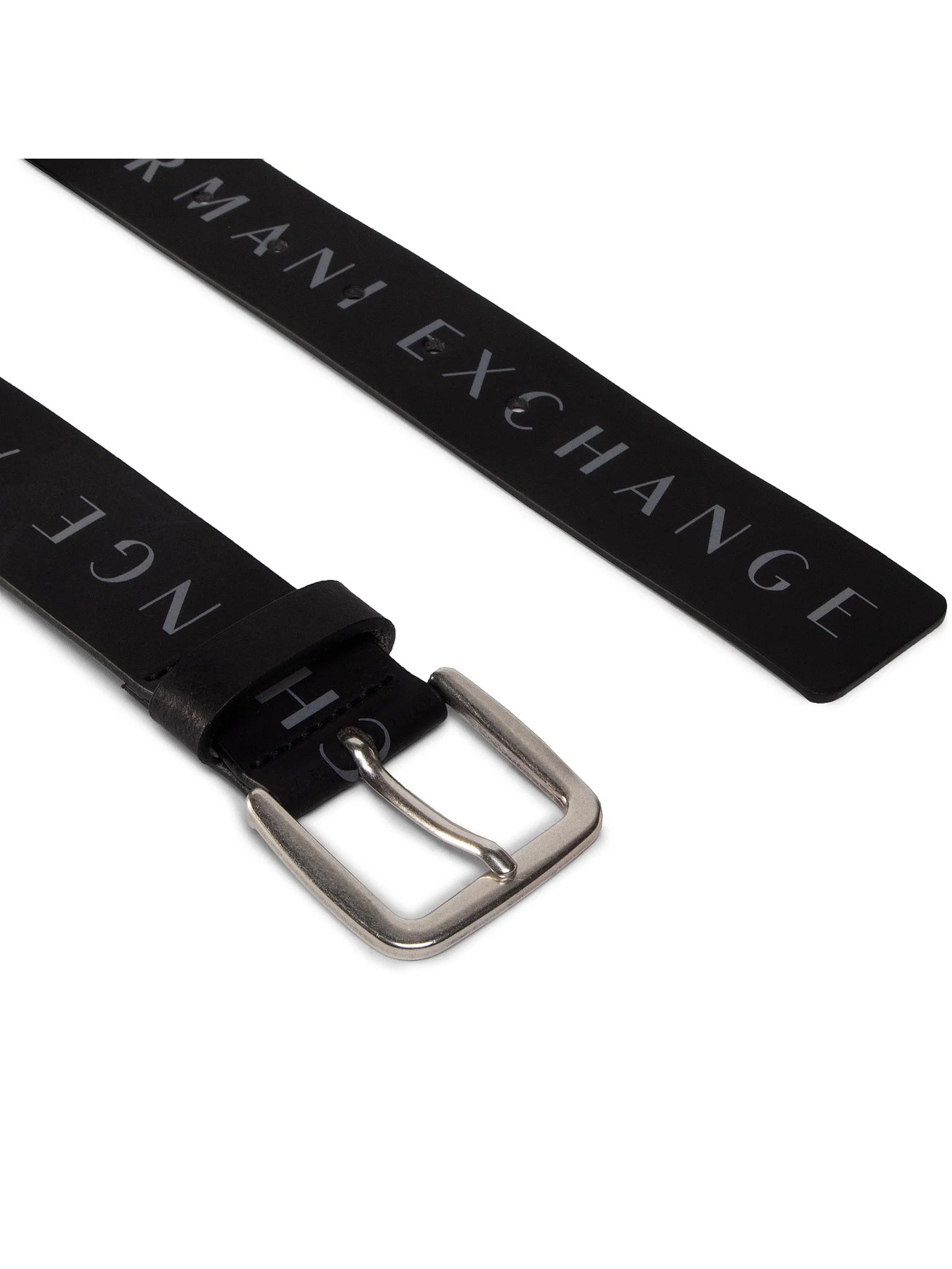 Armani Exchange Black Leather