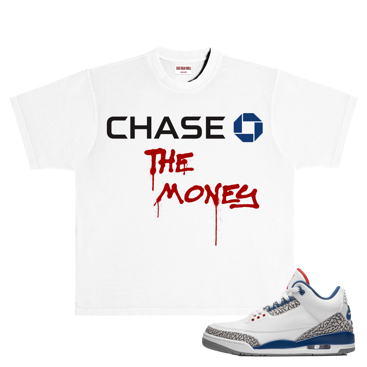 Rich Idol “Chase Bank” T-Shirt – White