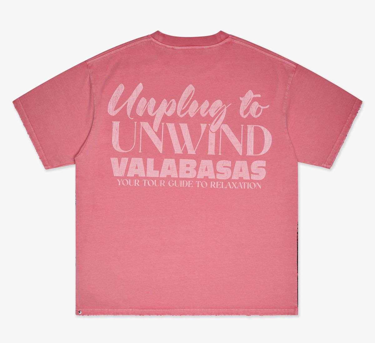 VALABASAS "RELAX" TEE (PINK) (VLBS-VT1-1021)