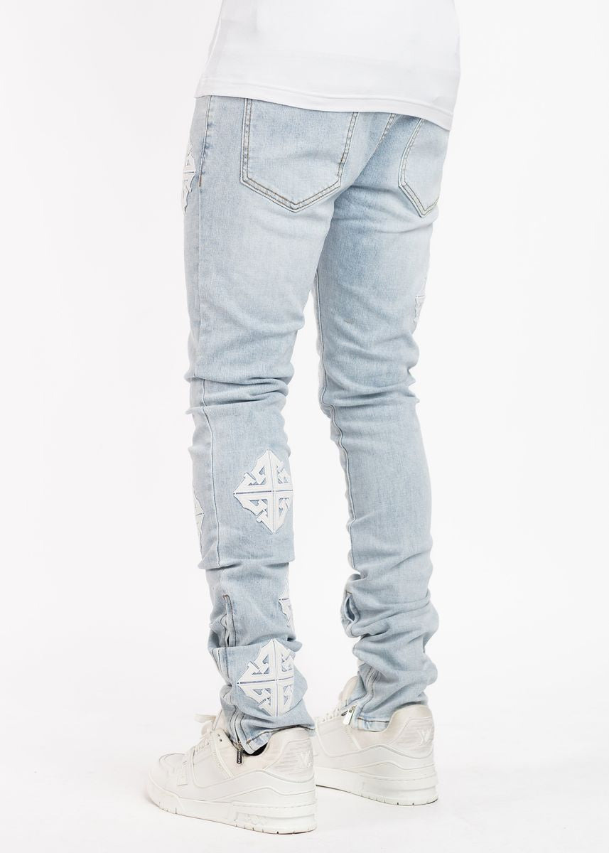 Guapi Aqua Blue Icon Denim V2