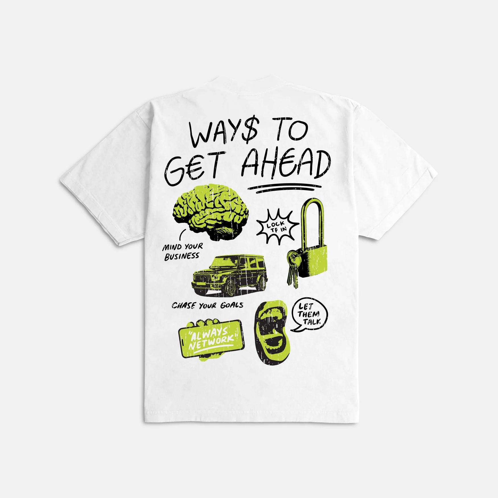Outrank WAYS TO GET AHEAD ULTRA T-SHIRT