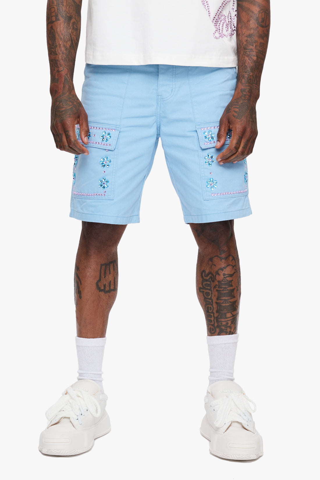 valabasas dense shorts – blue