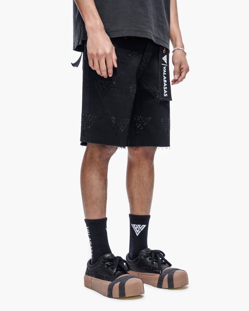 Valabasas Palace Black Jorts (Palace-B