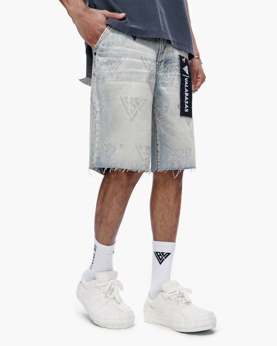 Valabasas Palace Light Blue Wash Jorts