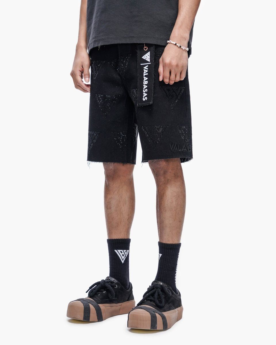 Valabasas Palace Black Jorts (Palace-B