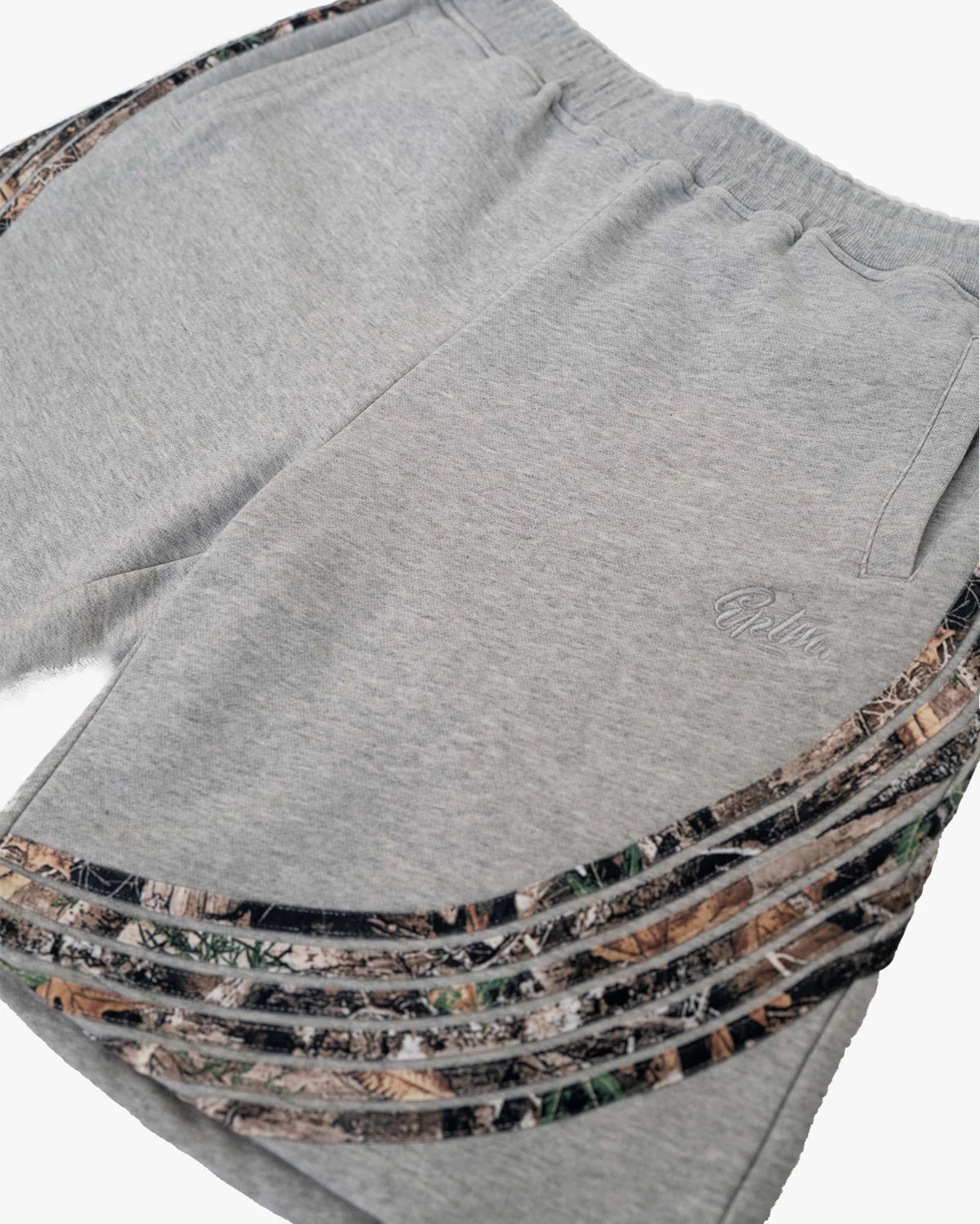 EPTM CAMO HIGHLAND SHORTS - HEATHER GREY