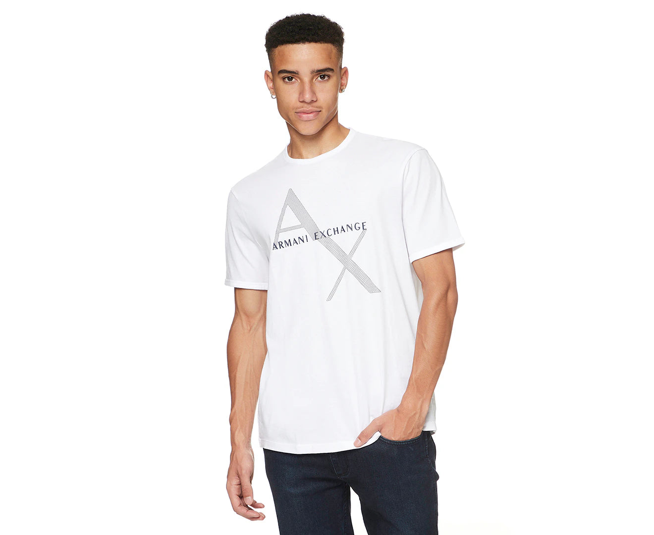 Armani Exchange white Regular Tshirt