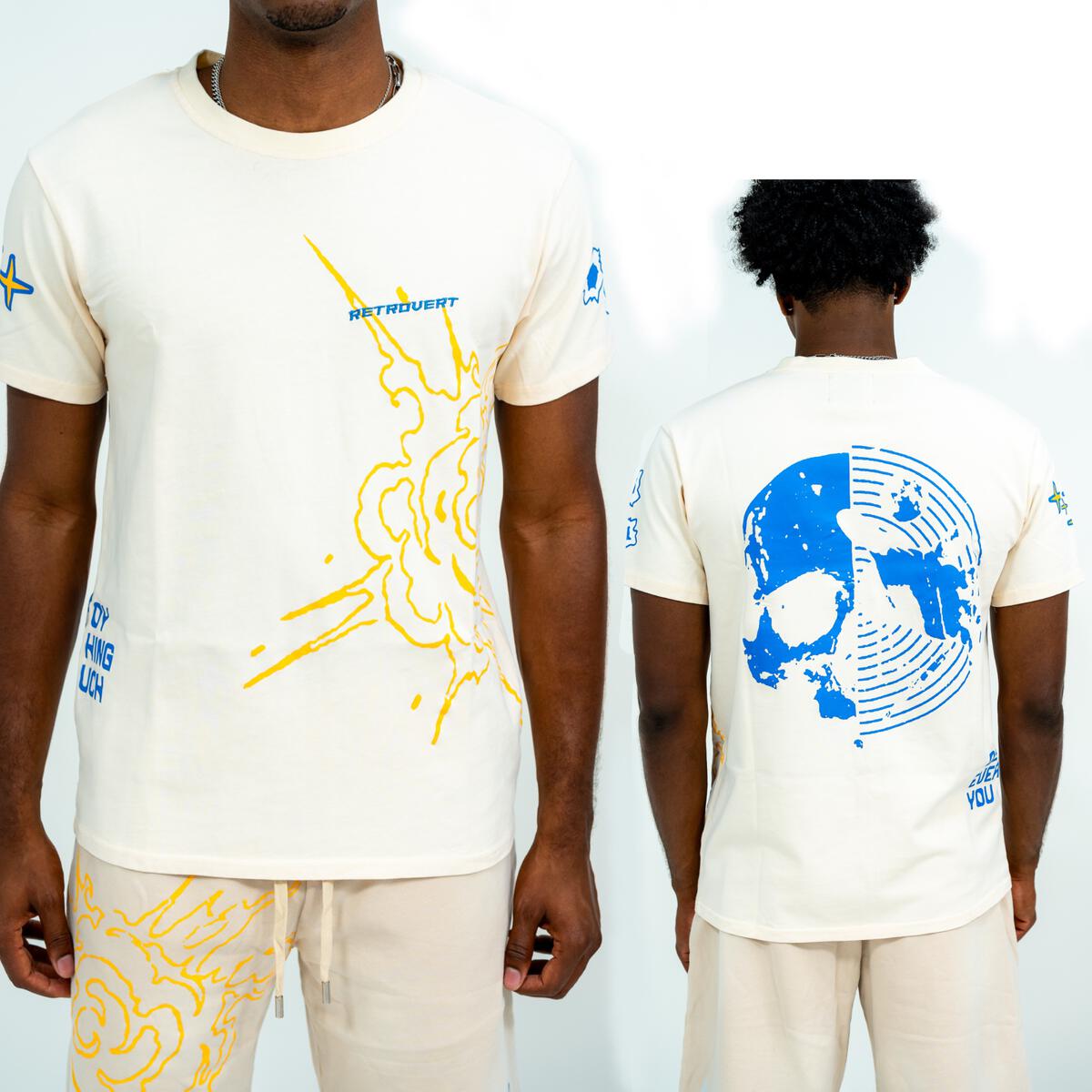 Retrovert Explosive T-SHIRT (cream)