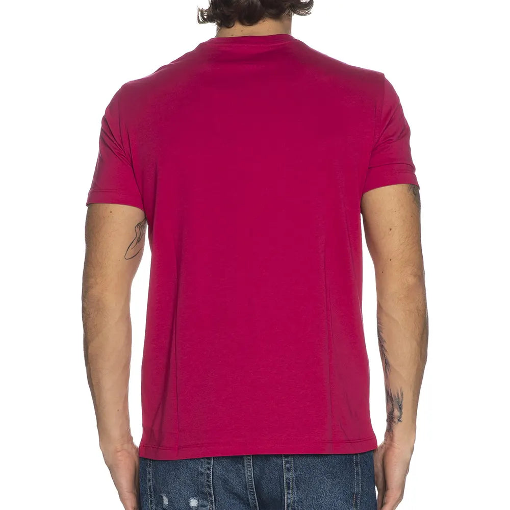 Armani Exchange Magenta Slim fit icon logo Tshirt
