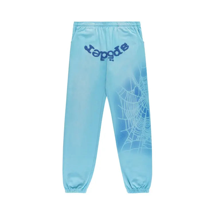 Sp5der OG Web V2 Spray Sweatpant 'Light Blue
