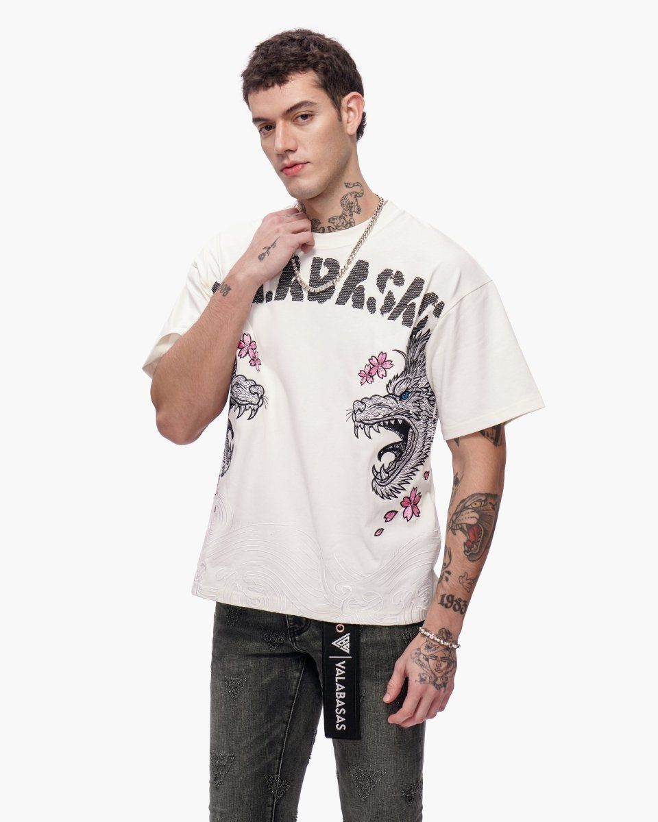 Valabasas IKARI TEE OFF WHITE