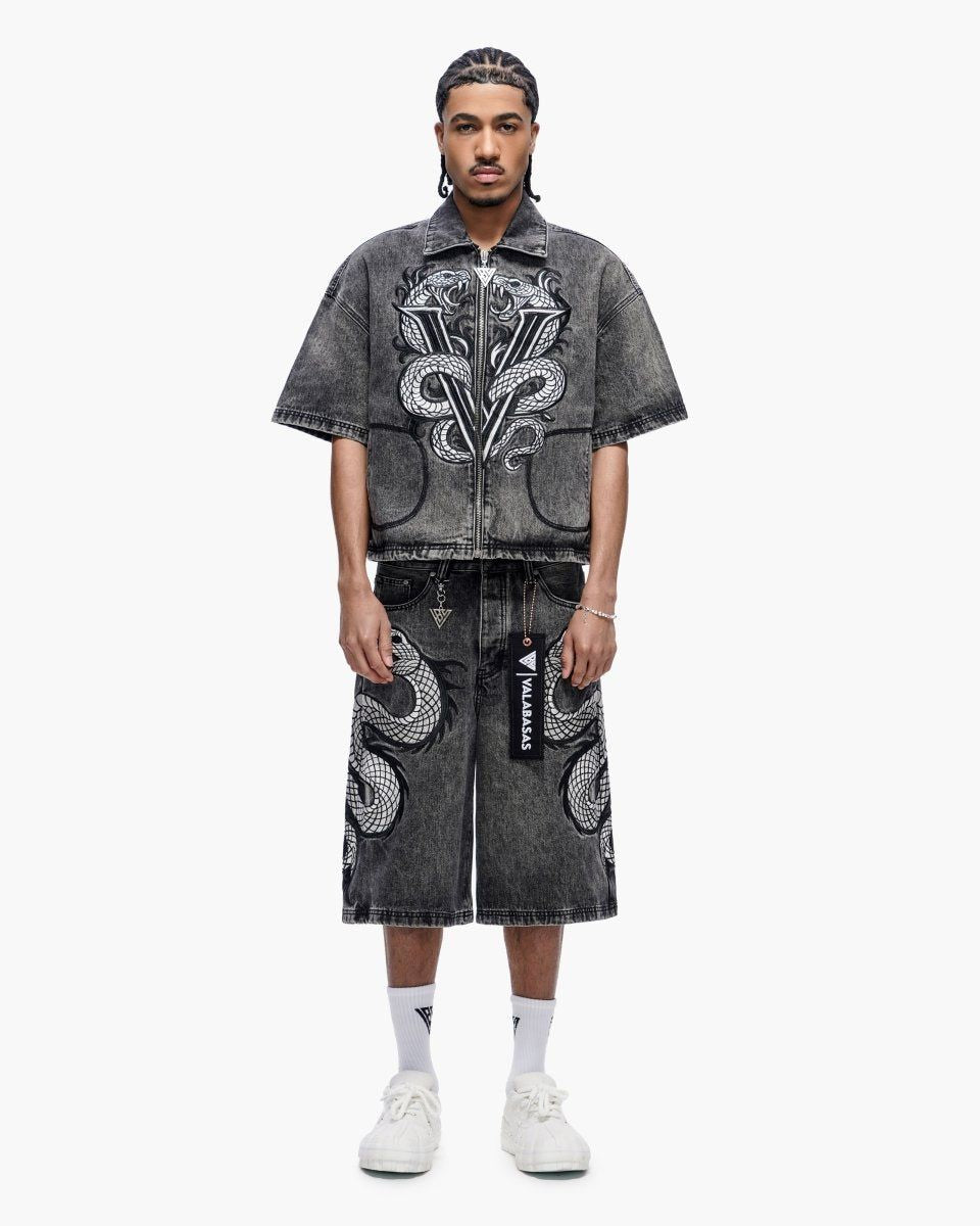 Valabasas Frostscale Denim Short Sleeve