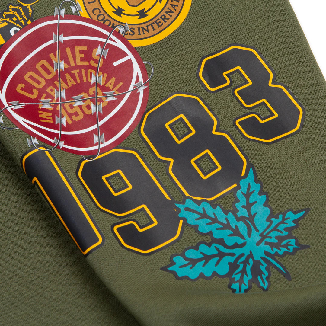 cookies livewire full zip hoodie Jogging set olive