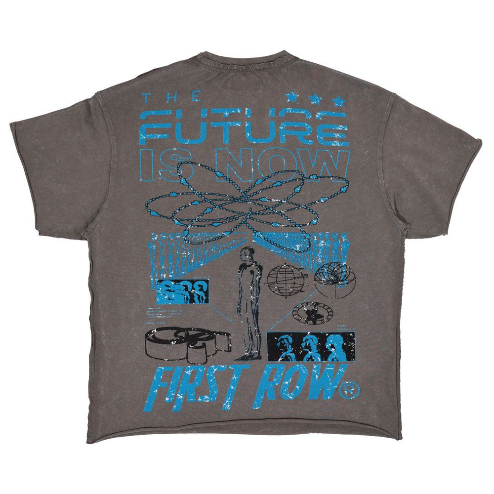 FR WASHED HUMANITY FIRST COURAGE TEE GREY
