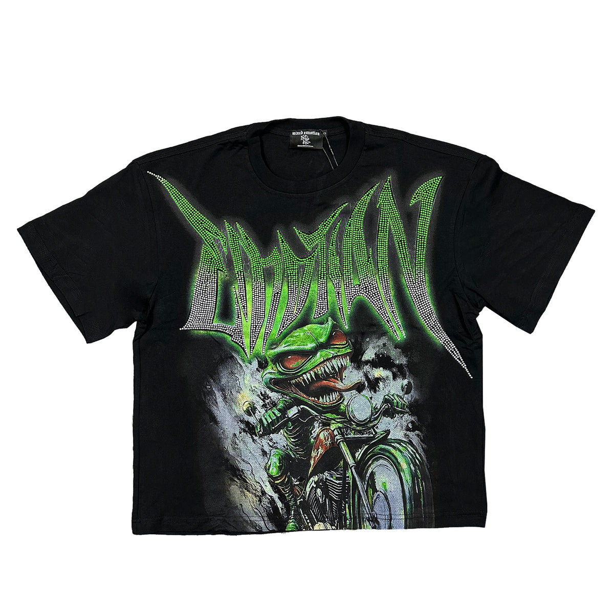 Mixed emotions ‘Goblin’ Rhinestone Tee