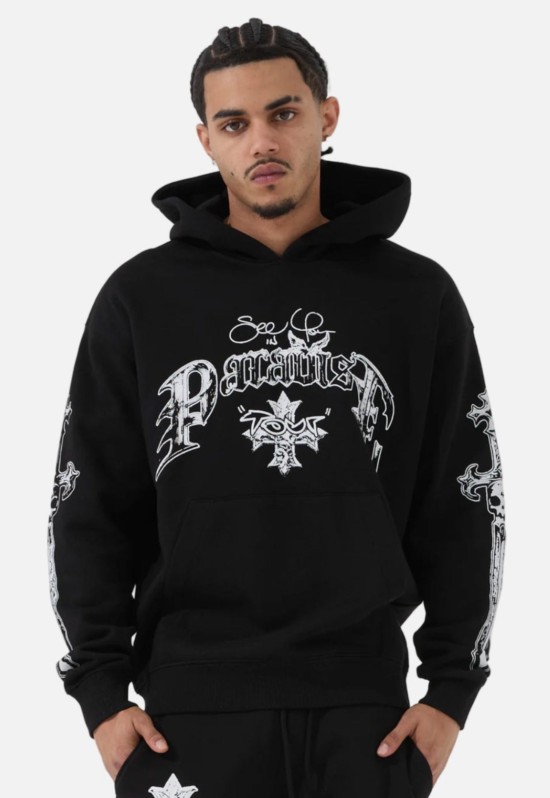 JORDAN CRAIG FLEECE SET (BLACK)