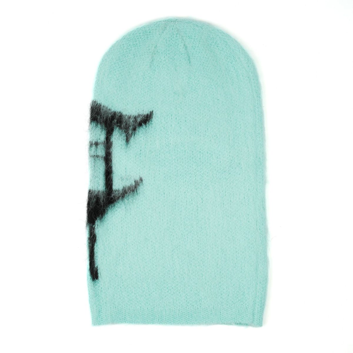 trnchs mohair ski mask gamma blue/black