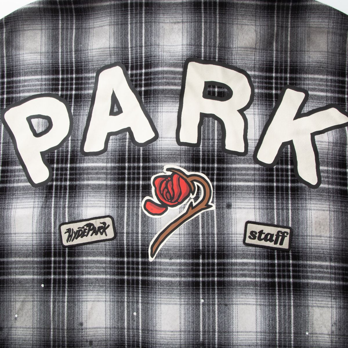 Hyde Park Park Goods Flannel LS Shirt -black