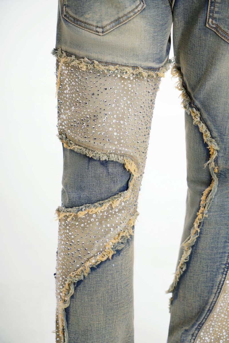 valabasas downfall stacked vintage blue wash